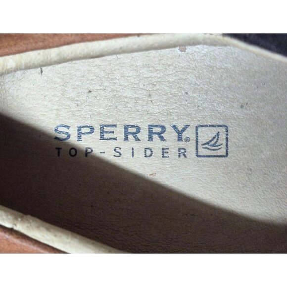SPERRY TOP-SIDER Jamestown Size 11.5 M Brown Mens Suede & Leather Saddle Oxford - Picture 10 of 11